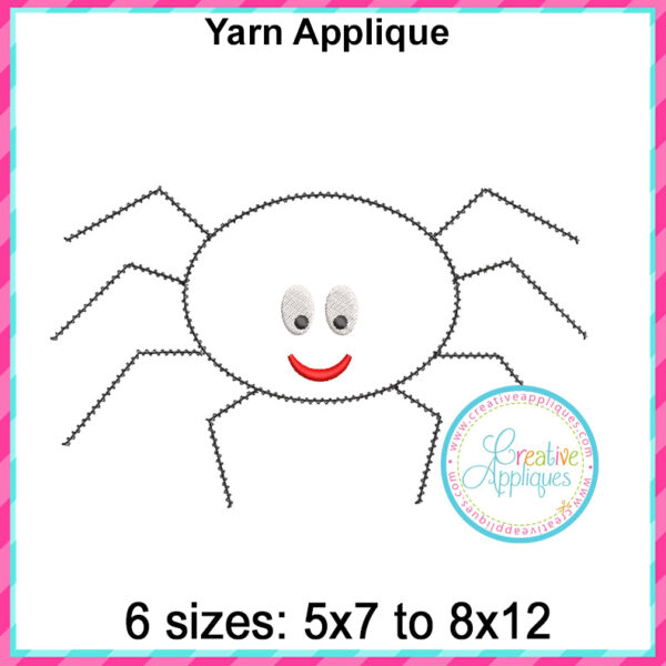 Spider Yarn Applique design - Image 2