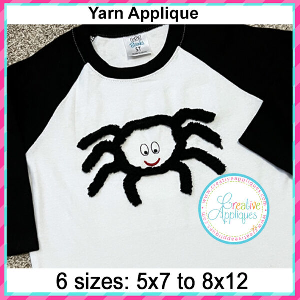 Spider Yarn Applique design