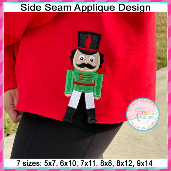 Nutcracker Side Seam Applique Design