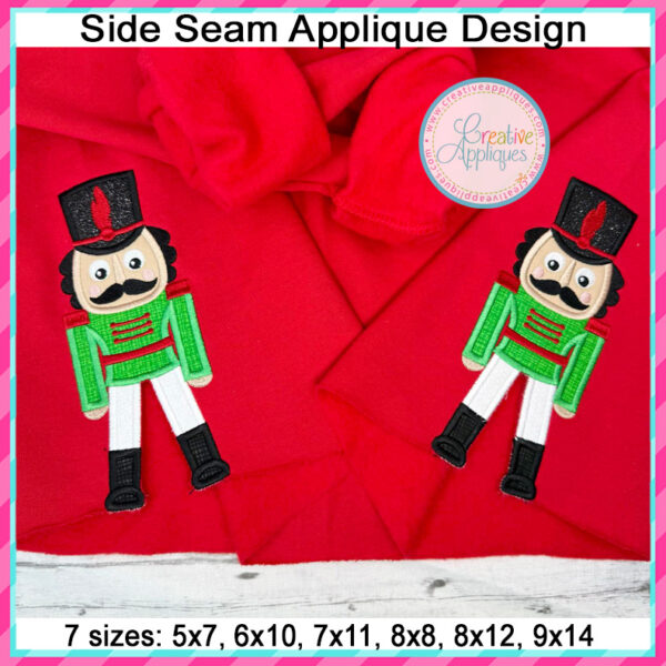 Nutcracker Side Seam Applique Design - Image 4