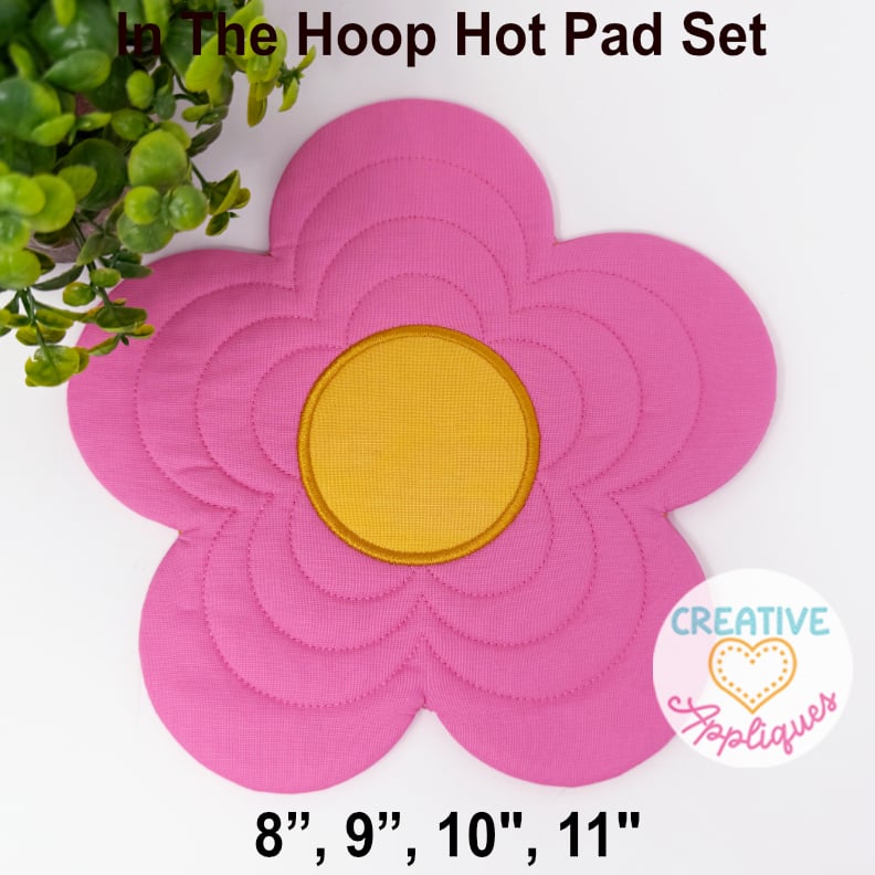 Flower Hot Pads In the Hoop Design - Image 3