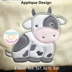 Cow Applique Design