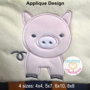 Pig Applique Design