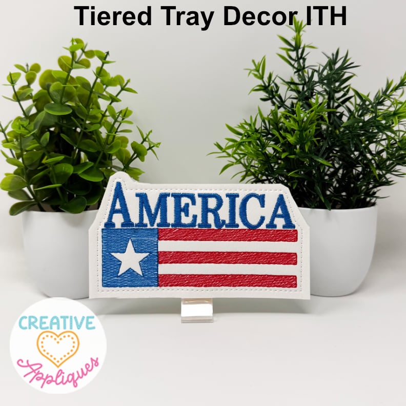 Patriotic Tiered Tray ITH Design Set - Image 4