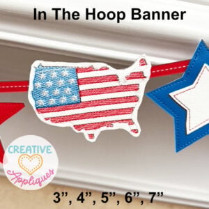 USA Banner ITH Design