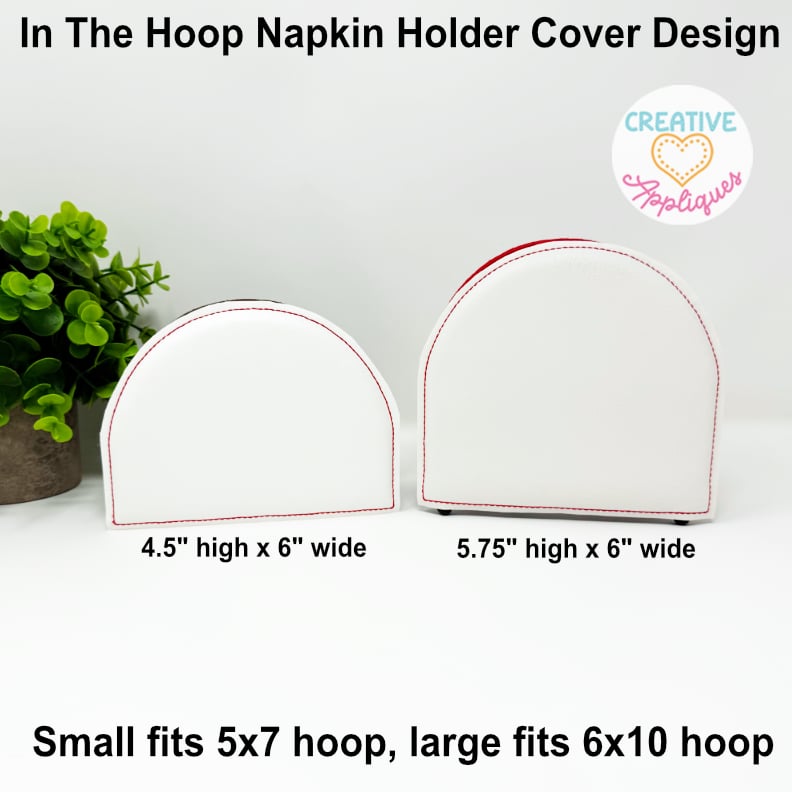 Sunflower Napkin Holder Cover ITH Design - Bean - Image 2