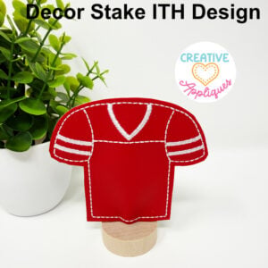 Football Jersey Decor Stakes ITH Design