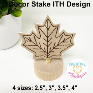 Maple Leaf Decor Stakes ITH Design