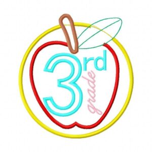 3rd Grade Apple Patch