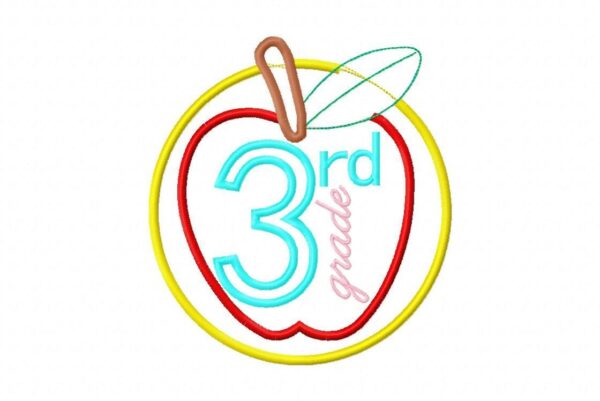 3rd Grade Apple Patch