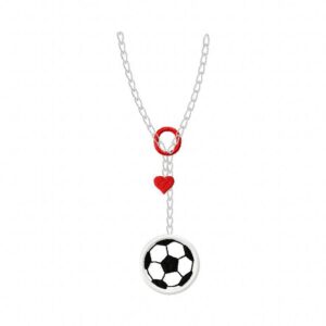 Soccer Ball Drop Necklace