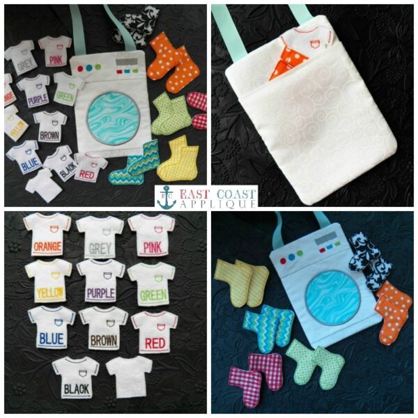 Laundry Matching Game and Tote