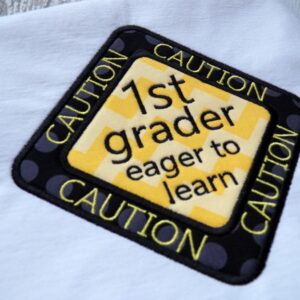 Caution 1st Grader