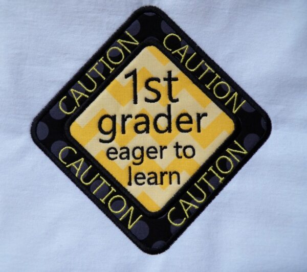 Caution 1st Grader