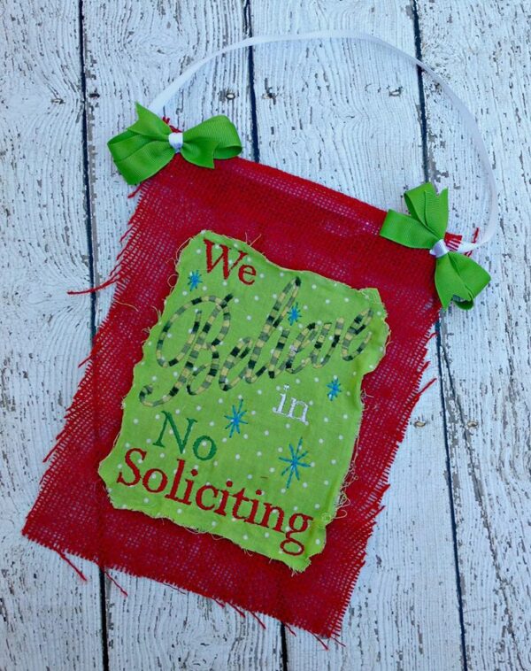 Believe No Soliciting