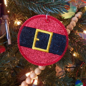 Santa Belt Ornament