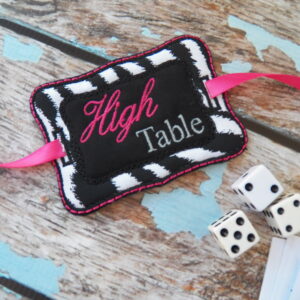 Bunco Table Markers