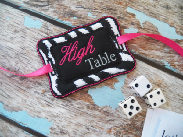 Bunco Table Markers