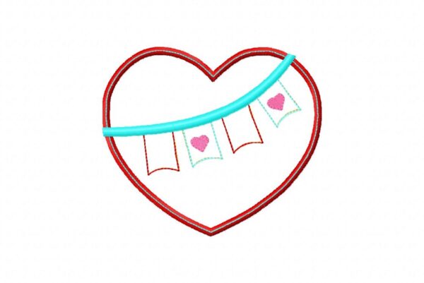 Heart Pennants