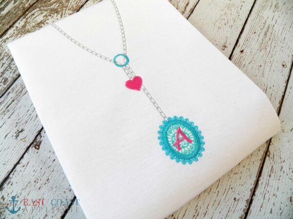 Monogram Drop Necklace