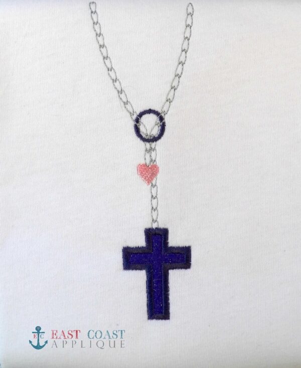 Cross Drop Necklace