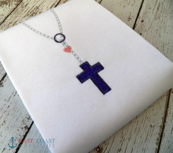 Cross Drop Necklace