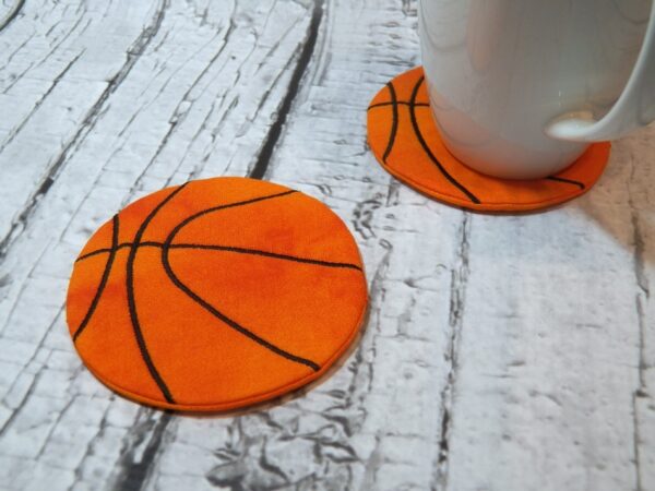 Basketball Coaster and Mug Rug