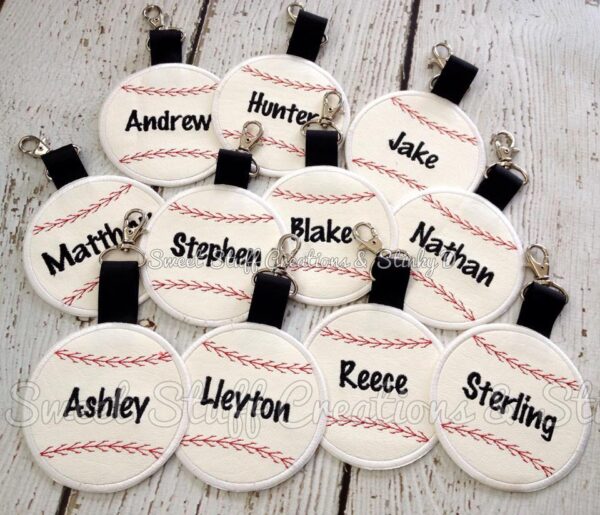 Baseball Bag Tag