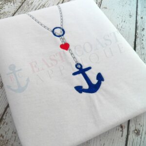 Anchor Drop Necklace