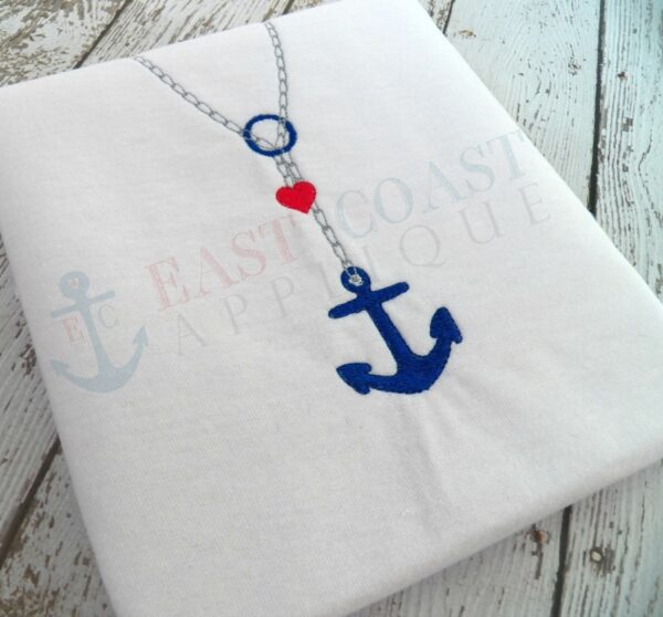 Anchor Drop Necklace