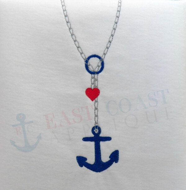 Anchor Drop Necklace