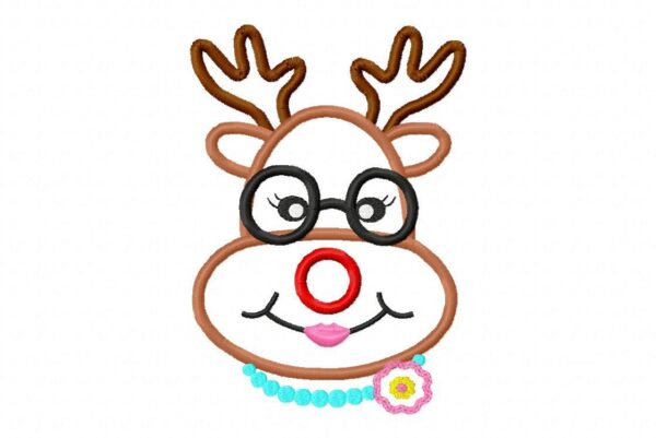 Nerdy Girl Reindeer