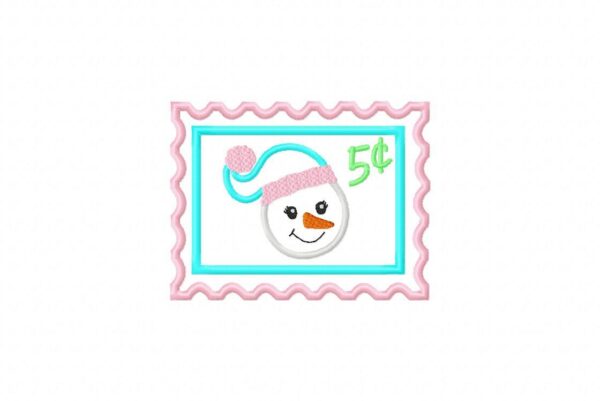 Snowman Stamp