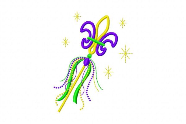 Mardi Gras Wand