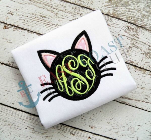 Cat Face Monogram