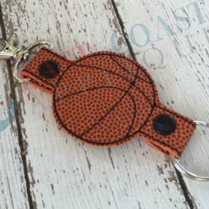 Basketball Double Tab Keyfob