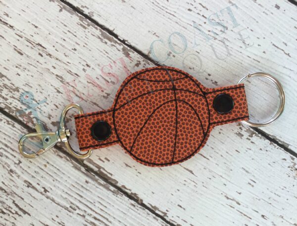 Basketball Double Tab Keyfob