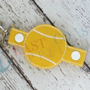 Tennis Double Tab Keyfob