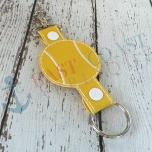 Tennis Double Tab Keyfob