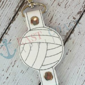 Volleyball Double Tab Keyfob