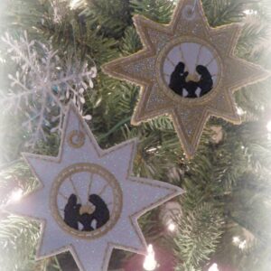 Nativity Star Ornament