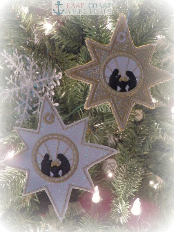 Nativity Star Ornament