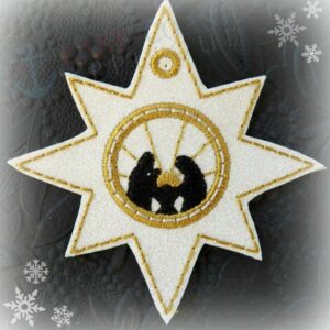 Nativity Star Ornament