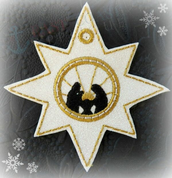 Nativity Star Ornament