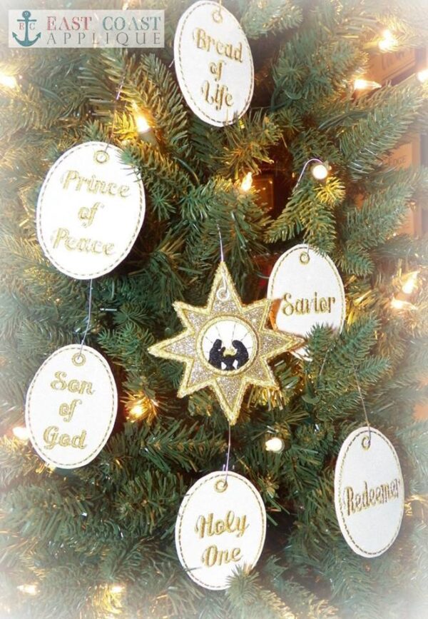 Nativity Star Ornament