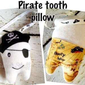 ITH Pirate Tooth Pillow