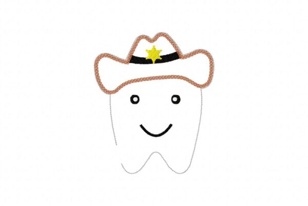 ITH Cowboy/Cowgirl Tooth Pillow