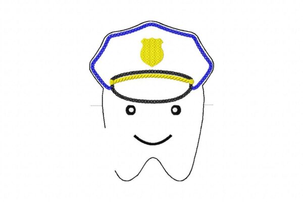 ITH Policeman Tooth Pillow