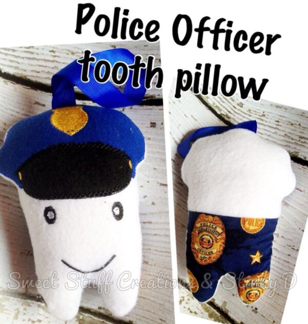 ITH Policeman Tooth Pillow