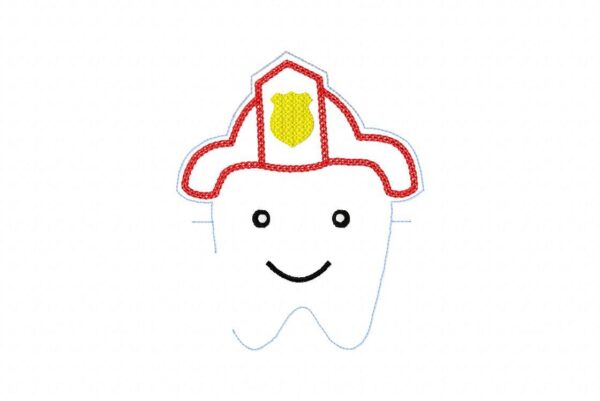 ITH Firefighter Tooth Pillow